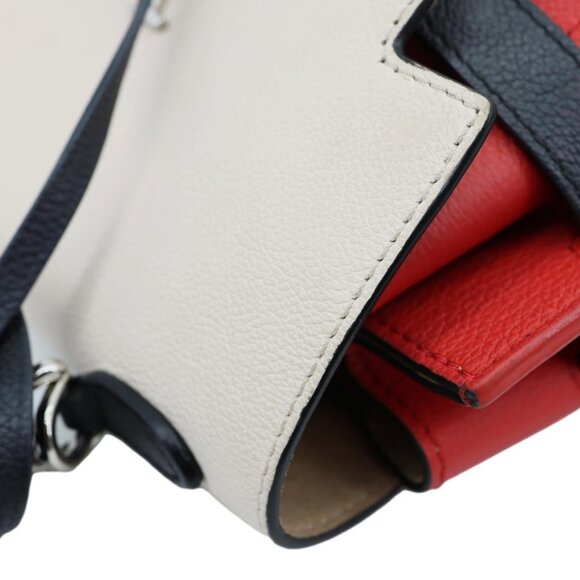 Louis Vuitton  Lockme Ever Leather Crossbody Bag Red - Picture 6 of 14